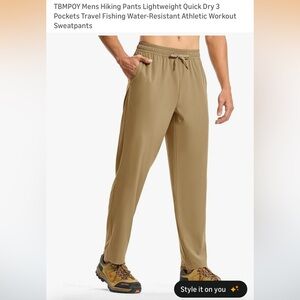 TBMPOY Mens Hiking Pants Lightweight Quick Dry 3XL